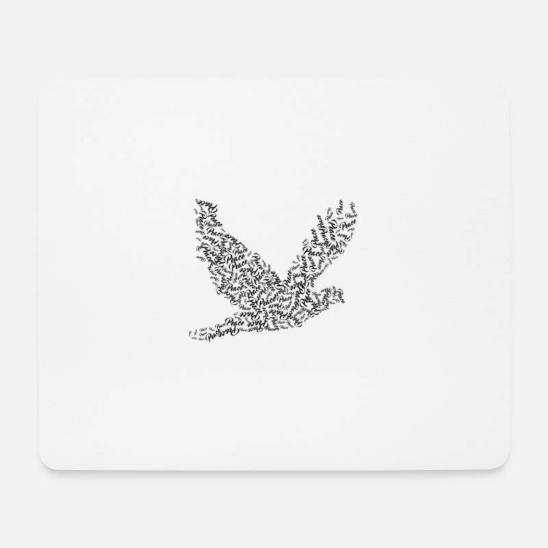 Bird Peace - Mouse Pad (horizontal) - white