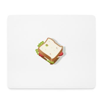 sandwich - Mousepad (Querformat) - Weiß - Vorne
