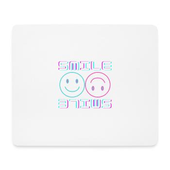 Couleur du sourire - Tapis de souris (format paysage) - blanc - Devant