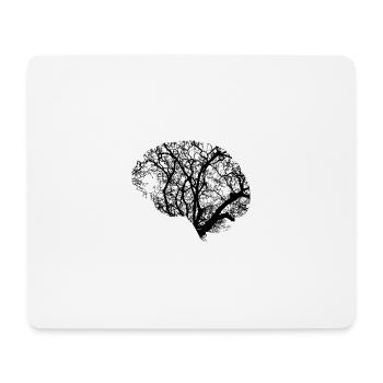 la conception du cerveau - Tapis de souris (format paysage) - blanc - Devant