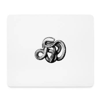 Snake - Mouse Pad (horizontal) - white - Front