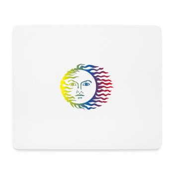 Sun symbol colorful - Mouse Pad (horizontal) - white - Front