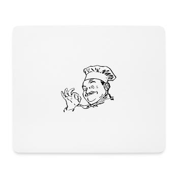 Koch Chefkoch Geschenkidee Geschenk - Mousepad (Querformat) - Weiß - Vorne
