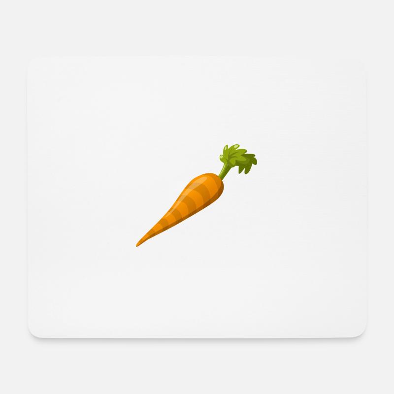 Karotte! - Mousepad (Querformat) - Weiß