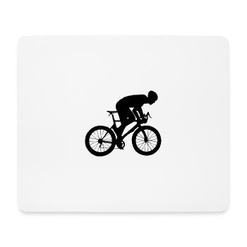 Bike - Mouse Pad (horizontal) - white - Front
