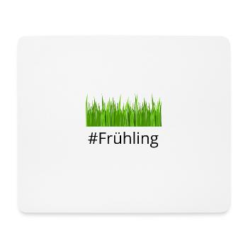 #Spring - Mouse Pad (horizontal) - white - Front