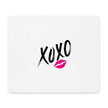 XoXo - Tapis de souris (format paysage) - blanc - Devant