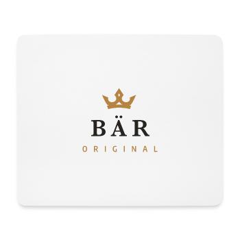 Bär Original Familienlogo - Mousepad (Querformat) - Weiß - Vorne