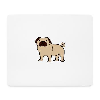 Carlin - Tapis de souris (format paysage) - blanc - Devant