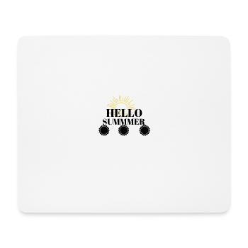 summerfeelings summer sun beach holiday fun - Tapis de souris (format paysage) - blanc - Devant