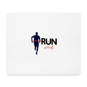 Run - Mouse Pad (horizontal) - white - Front