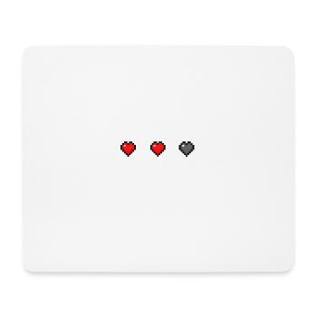 Le jeu video a brise ma vie mais... - Tapis de souris (format paysage) - blanc - Devant