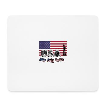 Big Love USA - Mouse Pad (horizontal) - white - Front