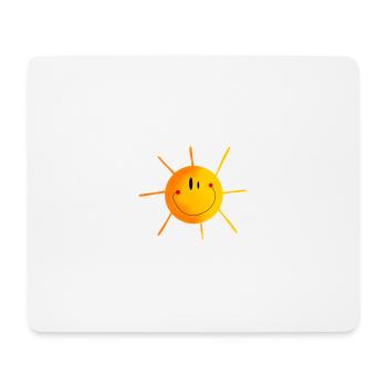 sonne - Mousepad (Querformat) - Weiß - Vorne
