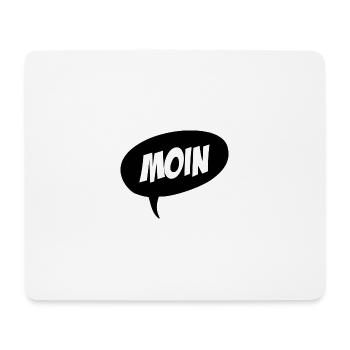Moin - Mousepad (Querformat) - Weiß - Vorne