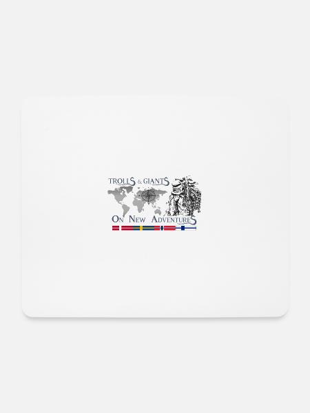 Trolle 2 GRA FRONT - Mousepad (Querformat) - Weiß