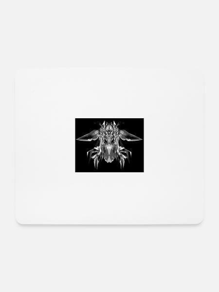 Schwarzweiss kunst - Mousepad (Querformat) - Weiß
