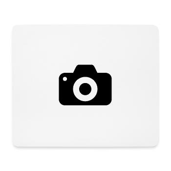 Kamera - Mousepad (Querformat) - Weiß - Vorne