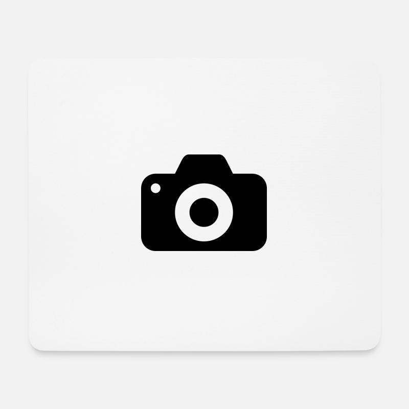 camera - Mouse Pad (horizontal) - white