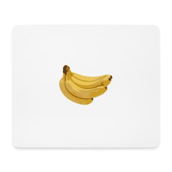 Bananen - Mousepad (Querformat) - Weiß - Vorne