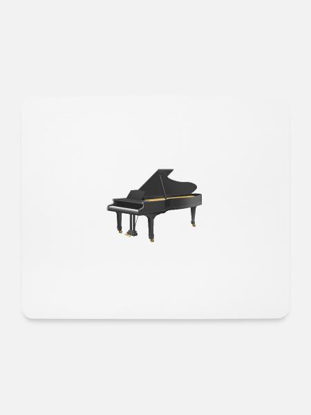 Grand piano - Mouse Pad (horizontal) - white