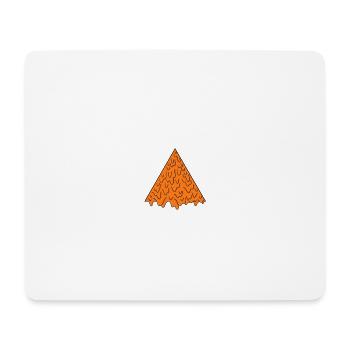 grime de triangle - Tapis de souris (format paysage) - blanc - Devant