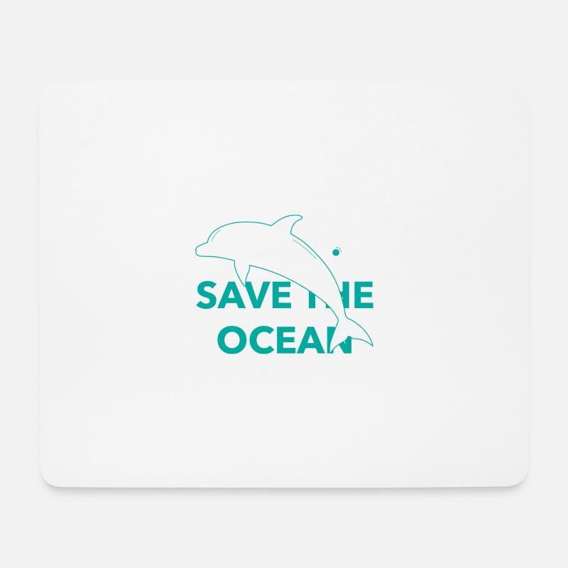 Save The Ocean - Mouse Pad (horizontal) - white