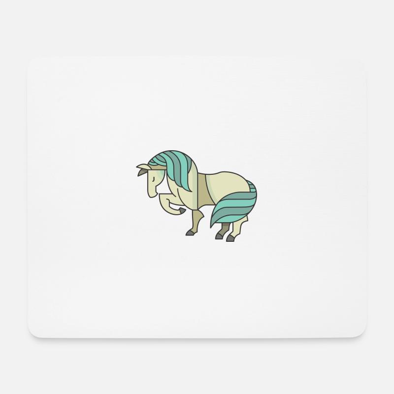 pony - Mouse Pad (horizontal) - white