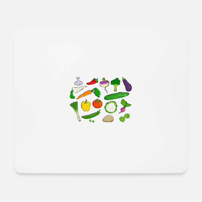 vegetables - Mouse Pad (horizontal) - white