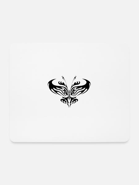Butterfly Tribal - Mouse Pad (horizontal) - white