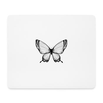 Schmetterling - Mousepad (Querformat) - Weiß - Vorne