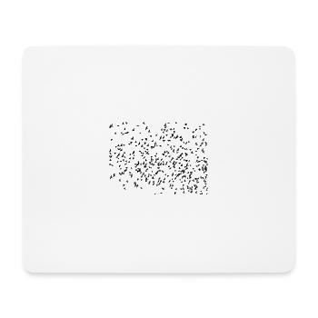 Nuée d'oiseaux - Tapis de souris (format paysage) - blanc - Devant