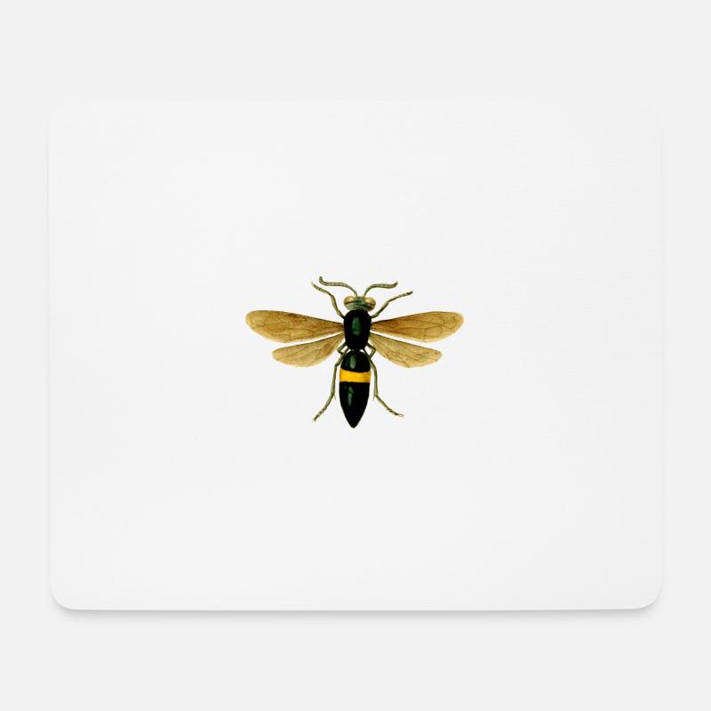 wasp - Mouse Pad (horizontal) - white