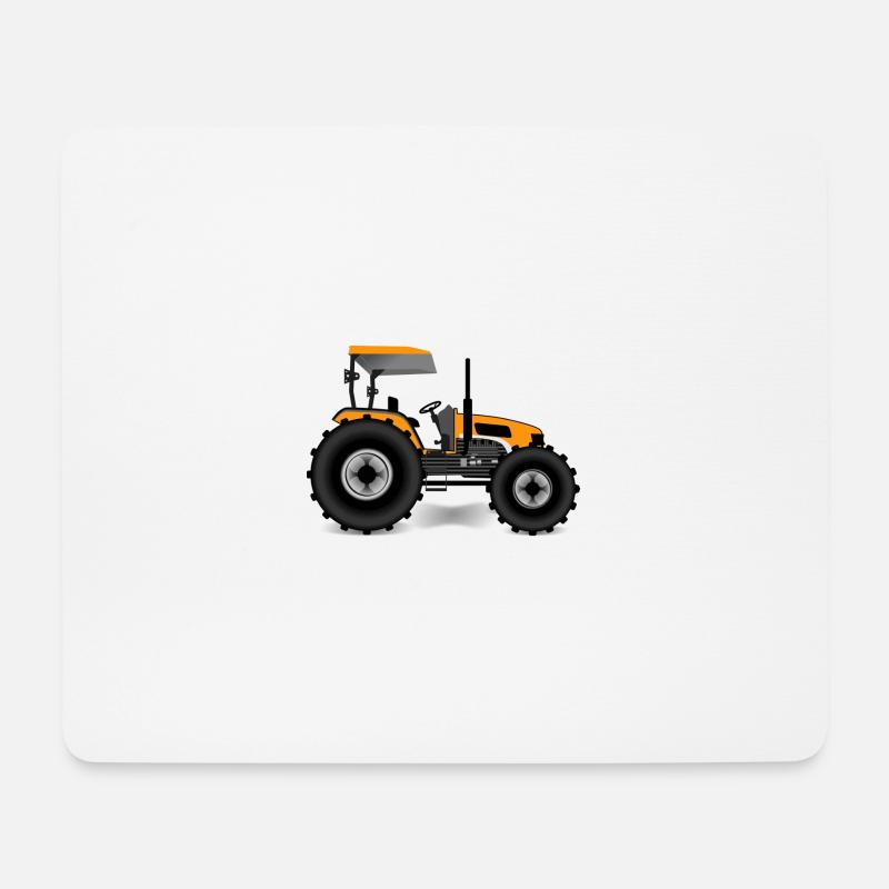 tractor - Mouse Pad (horizontal) - white