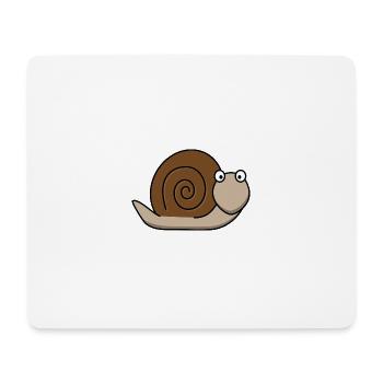 slug - Mouse Pad (horizontal) - white - Front
