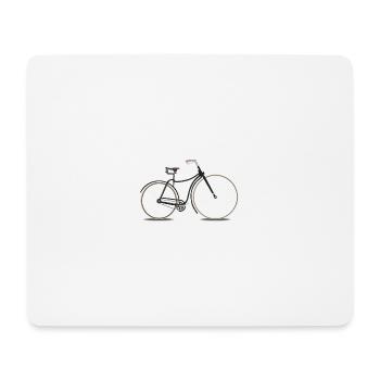 vélo - Tapis de souris (format paysage) - blanc - Devant