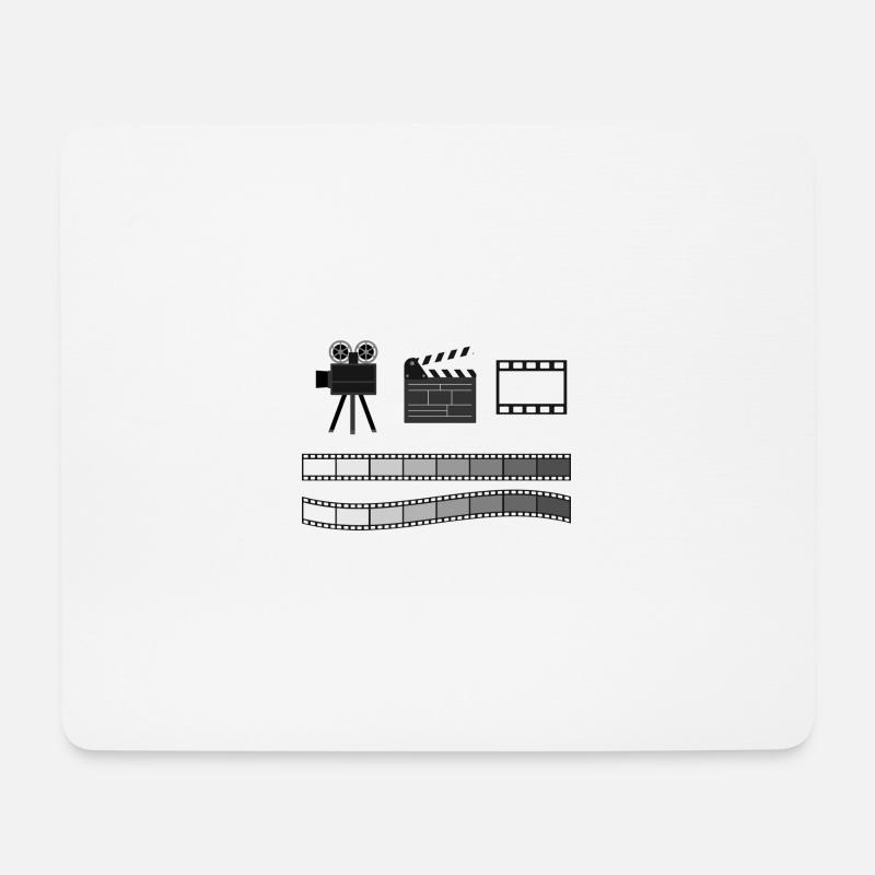 movie - Mouse Pad (horizontal) - white