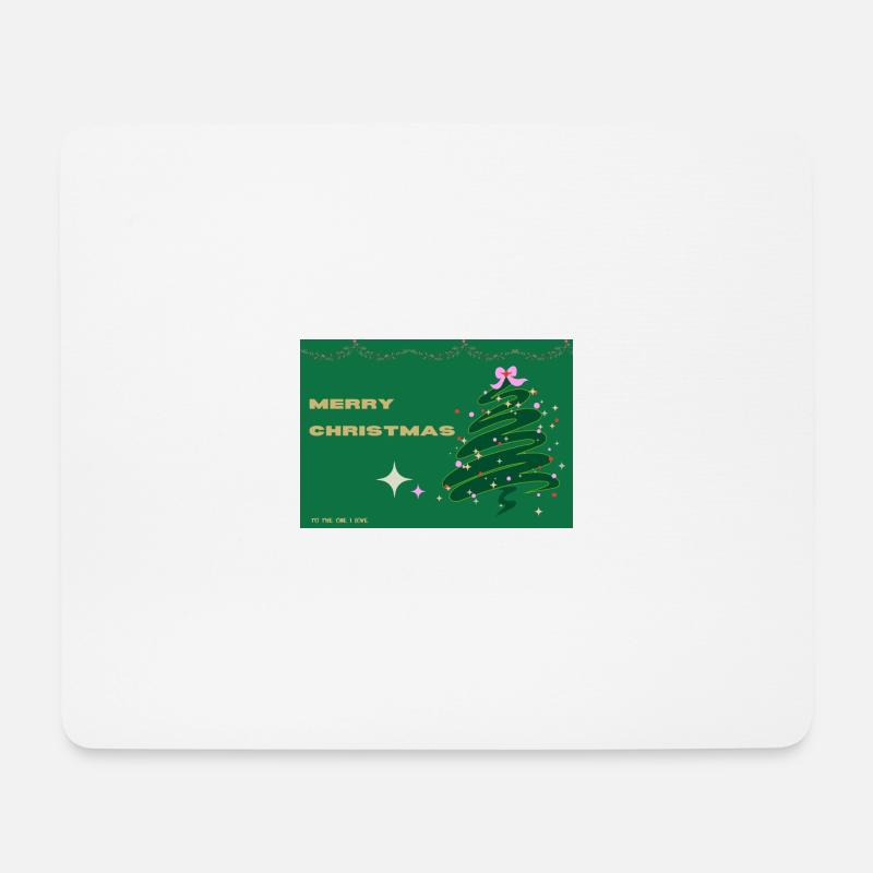 Mengdesigns: Christmas is coming!! - Mouse Pad (horizontal) - white