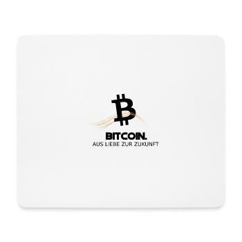 Satoshi’s Sparkle – Glanz der Freiheit - Mousepad (Querformat) - Weiß - Vorne