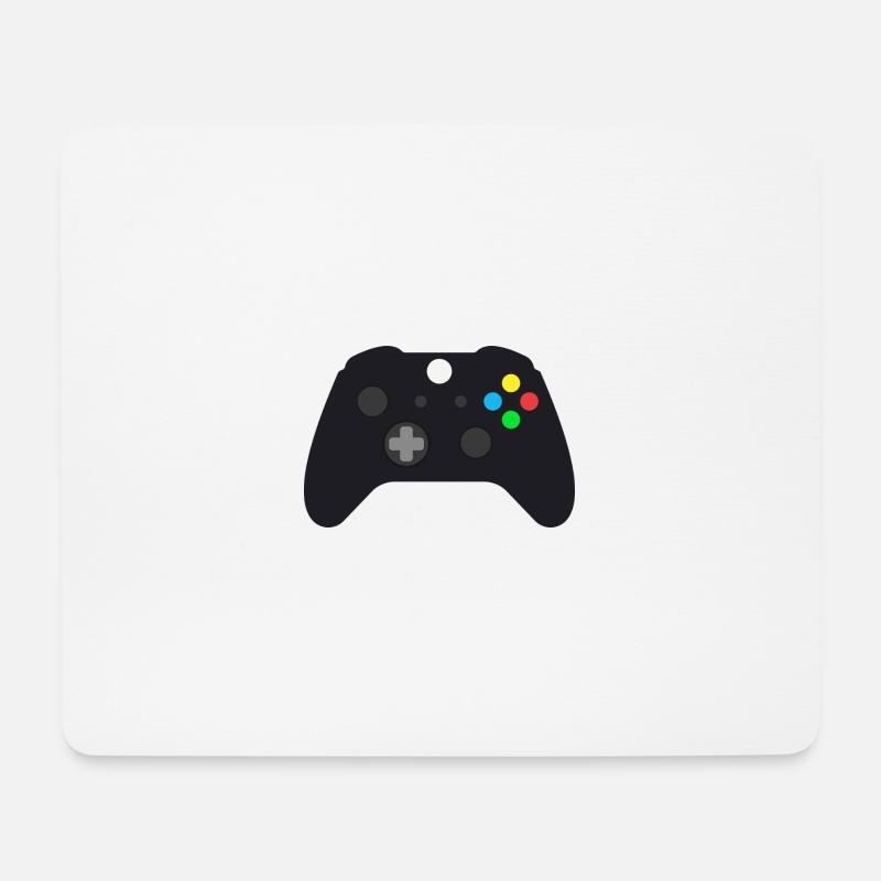 controller - Mousepad (Querformat) - Weiß