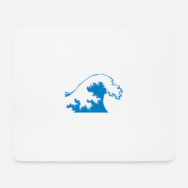 wave - Mouse Pad (horizontal) - white
