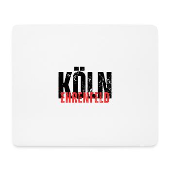 Ehrenfeld black red - Mouse Pad (horizontal) - white - Front