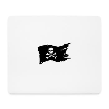 Pirate Flag Skull Pirate - Mouse Pad (horizontal) - white - Front