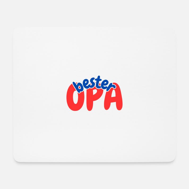 Best Grandpa - Mouse Pad (horizontal) - white