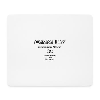 Familien-Power Unendlich! - Mousepad (Querformat) - Weiß - Vorne