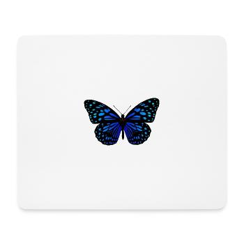 butterfly - Mouse Pad (horizontal) - white - Front