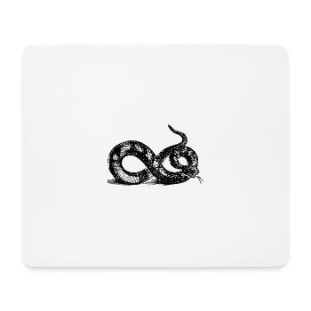 serpent - Tapis de souris (format paysage) - blanc - Devant