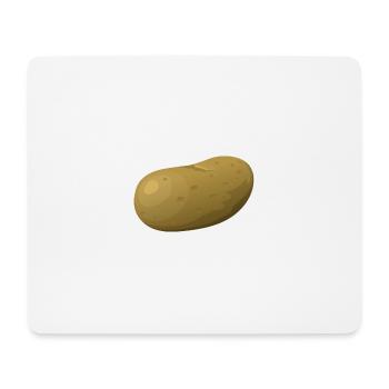 Kartoffel - Mousepad (Querformat) - Weiß - Vorne