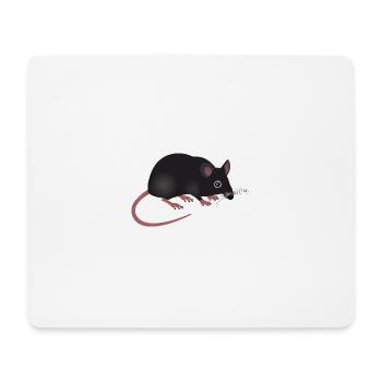 Ratte - Mousepad (Querformat) - Weiß - Vorne