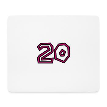 20. 20 YEARS. 20th ANNIVERSARY. 20 YEARS ANNIVERSARY. - Mouse Pad (horizontal) - white - Front